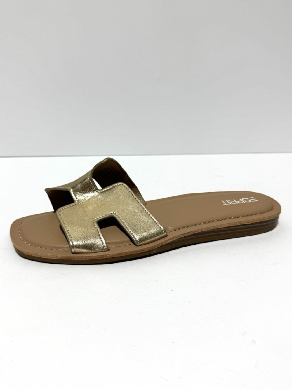 Espirit Womens Leona Sandals Gold Size 6.5M